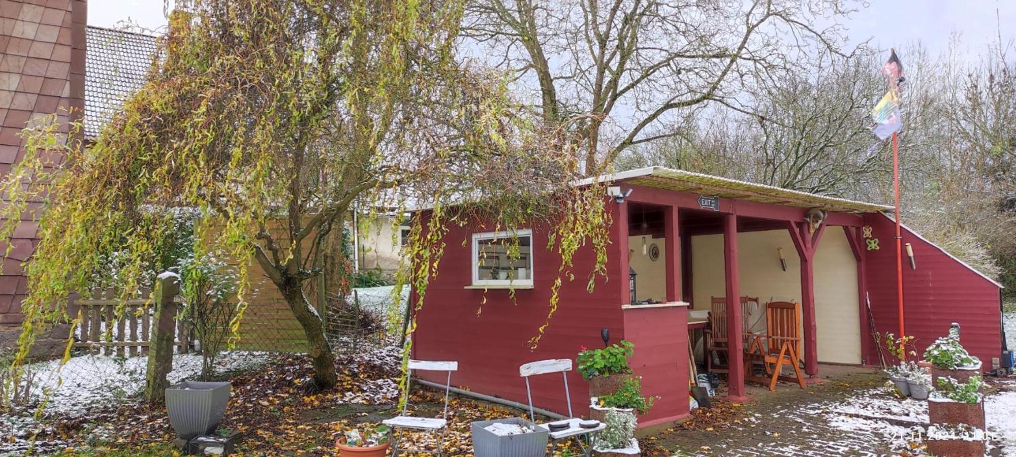 Fachwerkhaus In Deensen - Solling-Vogler-Naturschutzgebiet Apartment Exterior foto